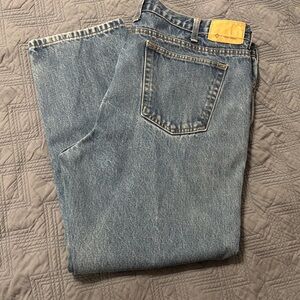 Classic Blue Straight-Leg Jeans